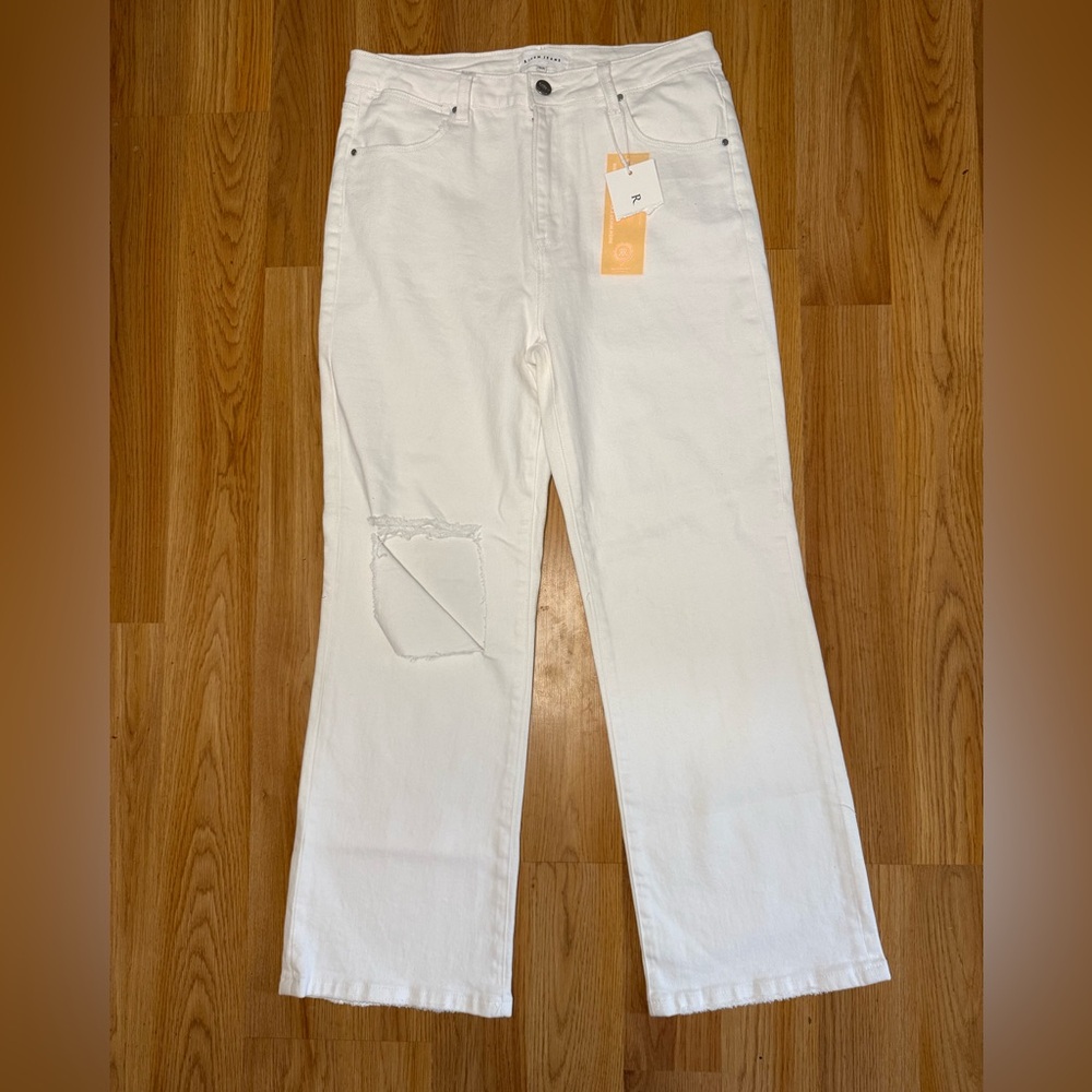 NWT RISEN White denim Jeans size 13/31 - Picture 2 of 4